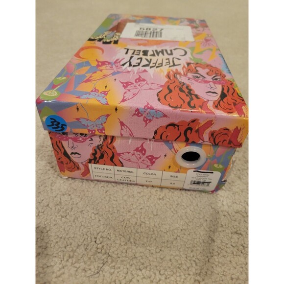 NIB Jeffrey Campbell Focusing Loafer Mules Flats Women 8.5 Brick Brown MSRP $148 - Picture 6 of 8